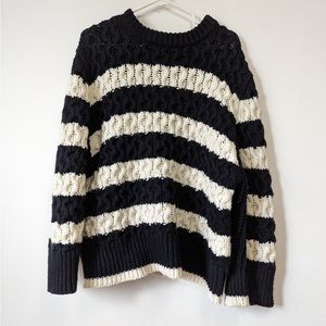 Zara knit striped sweater